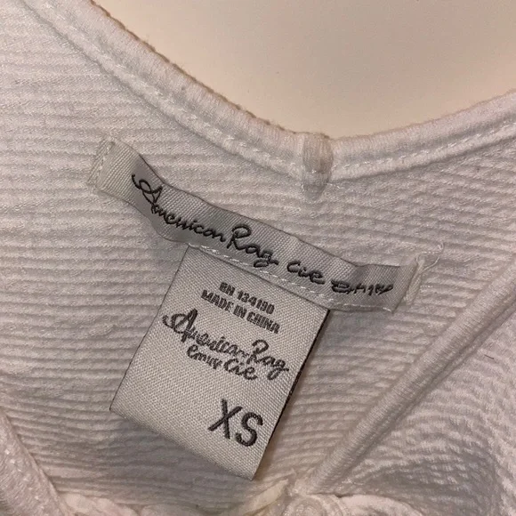 White Ruffle Top - Picture 3 of 3